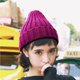 thumbnail image 4 of Qarigey Sombrero Unisex mezclas de algodón sólido cálido HIP HOP sombreros de punto hombres gorras de invierno mujeres Skullies gorros para Sombreros Rosa roja Qarigey AP000123-11, 4 of 6