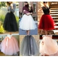 thumbnail image 2 of Springcmy Women's Princess Ballet Tulle Tutu Skirt Wedding Party, 2 of 3