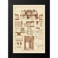 thumbnail image 2 of Buhlmann, J. 11x14 Black Modern Framed Museum Art Print Titled - The Propylaea of the Acropolis at Athens, 2 of 5