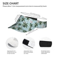 thumbnail image 3 of Kdxio Flamingos And Palms Print Sun Visor Hat Golf Visor Adjustable Velcro Outdoor Sports Cap for Men Women, 3 of 7