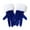 Blue, variant on AWZXDE Elegant Christmas Eve Party Short Gold Velvet and White Coat Gloves for and Performances Blue,One Size