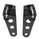 thumbnail image 3 of 1 par de soportes de hierro para faros delanteros de motocicleta, soporte de montaje universal (negro), 3 of 10