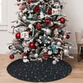 thumbnail image 5 of Sikiie Constellation 30-48 inches {designName} Print Christmas Tree Skirt Snowman Xmas Tree Skirt with Edge Christmas Decorations for Holiday Party48", 5 of 7