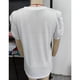 thumbnail image 2 of Camiseta de manga corta abullonada, camiseta de cuello en V para mujer Camiseta de manga corta abullonada para mujer Camiseta de manga abullonada con cuello en V Claridad notable, 2 of 3