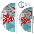 thumbnail image 3 of Coolnut Christmas Christmas Tree Skirt Home Decoration Large Round Christmas Tree Skirt for Holiday Party Home Christmas Day Ornaments,47.2", 3 of 6