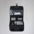 thumbnail image 1 of Bolsa de Lavado de Cosméticos Plegable Macarena Organizador de artículos de tocador de viaje negro, 1 of 8