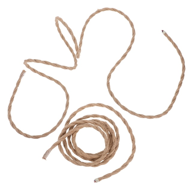 OHOIOLLA 2Ud Cable Vintage Para Lámparas Industriales Con Cuerda Trenzada Y Retro Khaki