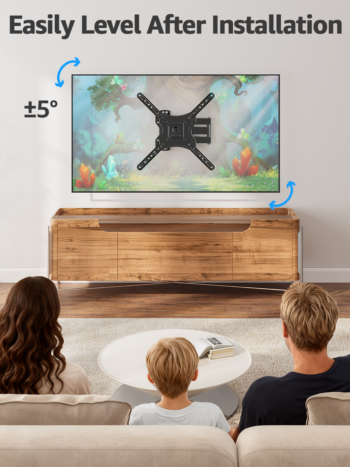 Mount Pro Full Motion TV Wall Mount, 26-65 Inch, 77 lbs photo 4