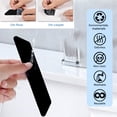thumbnail image 6 of DXIMRX Rug Gripper 24 Pcs, Washable Rug Tape for Hardwood Floors, Double Sided Non-Slip Rug Pad, Reusable Durable Carpet Gripper Stoppers for Home Area Rugs, Black, 6 of 13