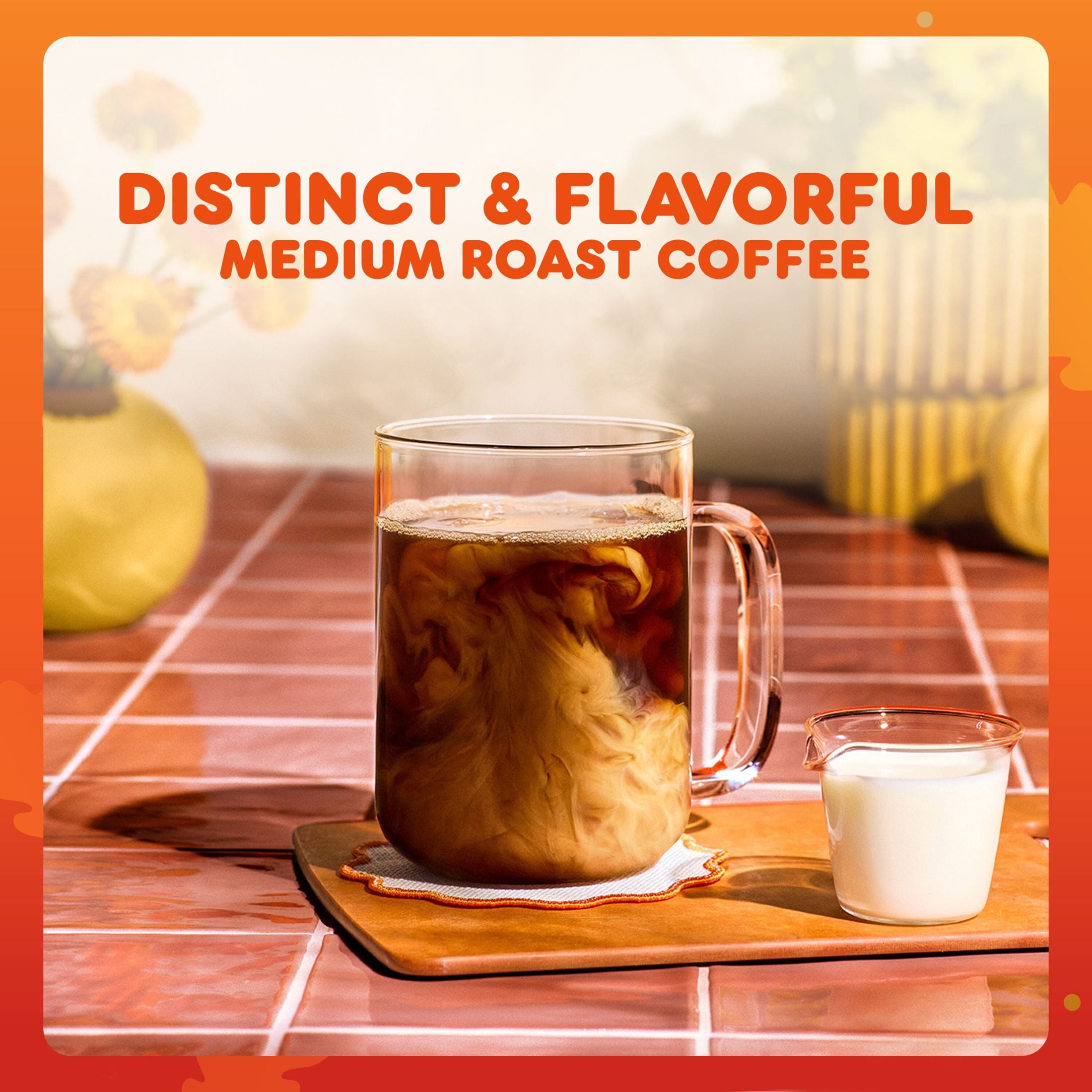 (2 pack) Dunkin’ Pumpkin Spice Artificially Flavored Ground Coffee, 11 oz Bag