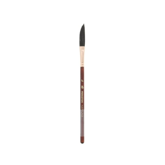 Princeton Brush Neptune Synthetic Squirrel Watercolor Brush, Dagger, 3/8
