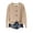 Khaki, variant on biudgviw Cardigan for Women Trendy Long Sleeve Button Down Shirts Comfy Soft Crew Neck Knit Sweaters Going Out Outfits