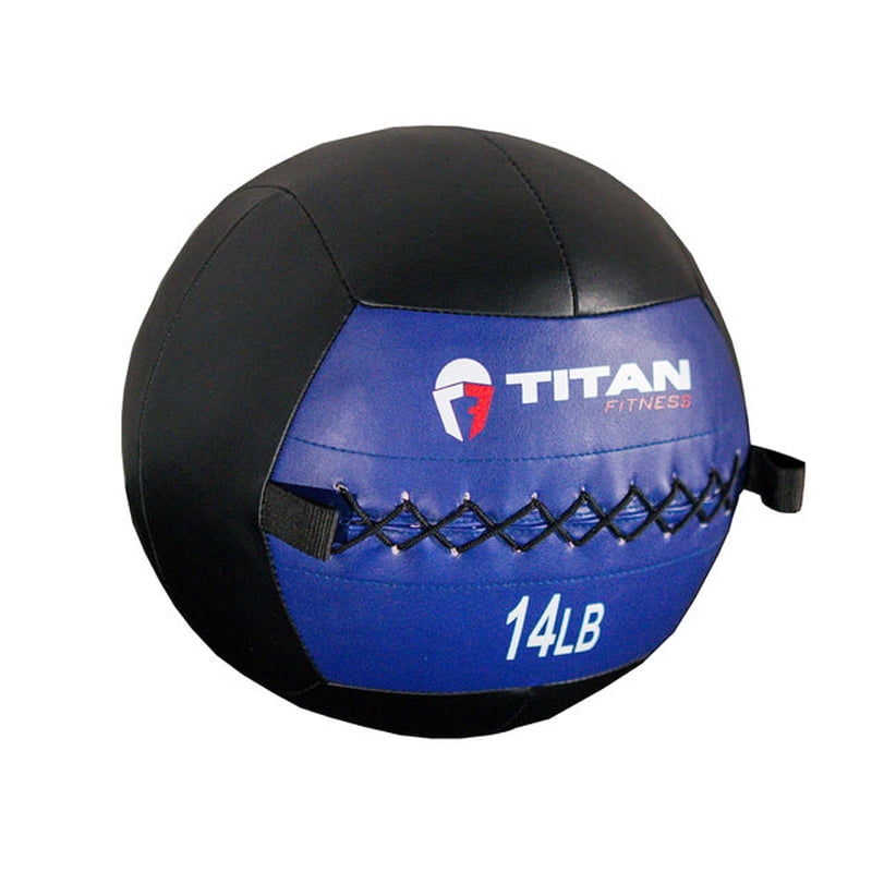 Titan 14 lb Wall Medicine Ball - Walmart.com - Walmart.com