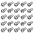 thumbnail image 1 of Uxcell 20Pcs 1/4x12 (1/4-20UNC) Tornillos para Aspas de Ventilador de Techo, Plateado, 1 of 6