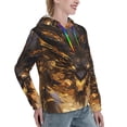 thumbnail image 6 of Xecao Cool Black Gold Dragon Pattern Hoodies for Women Sweatshirts Long Sleeve Sweatshirts Pullover Outfits with Pocket-XX-Large, 6 of 7