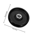 thumbnail image 2 of BESTYASH 2Pcs Trailer Front Wheel Replacement for Hydraulic Jacks Heavy Duty Steel Material with Easy Installation, 2 of 8