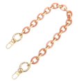 thumbnail image 1 of kusrkot Acrylic Alloy Bag Chain Strap Shoulder Strap Purse Making Accessories Detachable Pink 40cm, 1 of 9