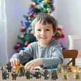 thumbnail image 2 of 12 Figuras de Bloques de Construcción Medievales, Soldados Orcos y Elfos Noldor, Juguete de Montaje para Niños, Regalo de Cumpleaños y Navidad, Coleccionable, 2 of 6