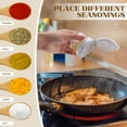 thumbnail image 7 of Sekonow 3 Pack Spice Shaker for Salt & Pepper, Anti-Clogging, Airtight Lid, Seasoning Containers Glass Spice Jars with 2 Hole Sizes and Labels, 2.9oz, 7 of 7