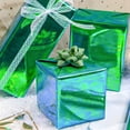 thumbnail image 3 of Papel para envolver regalos Burymento, 43 cm x 10 m, color verde iridiscente, 3 of 7
