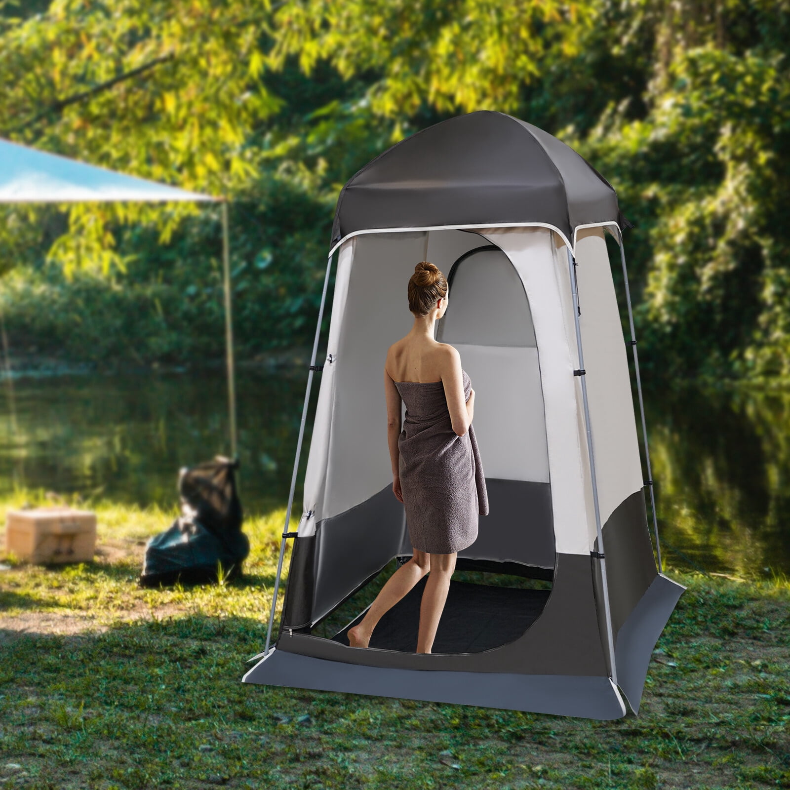 DENEST Outdoor Shower Tent, Portable Privacy Tent for Camping and Hiking