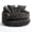 Black, variant on Mikibama 54" Polyester Oversized Round Wide Longue Sofa With Footrest Standalone