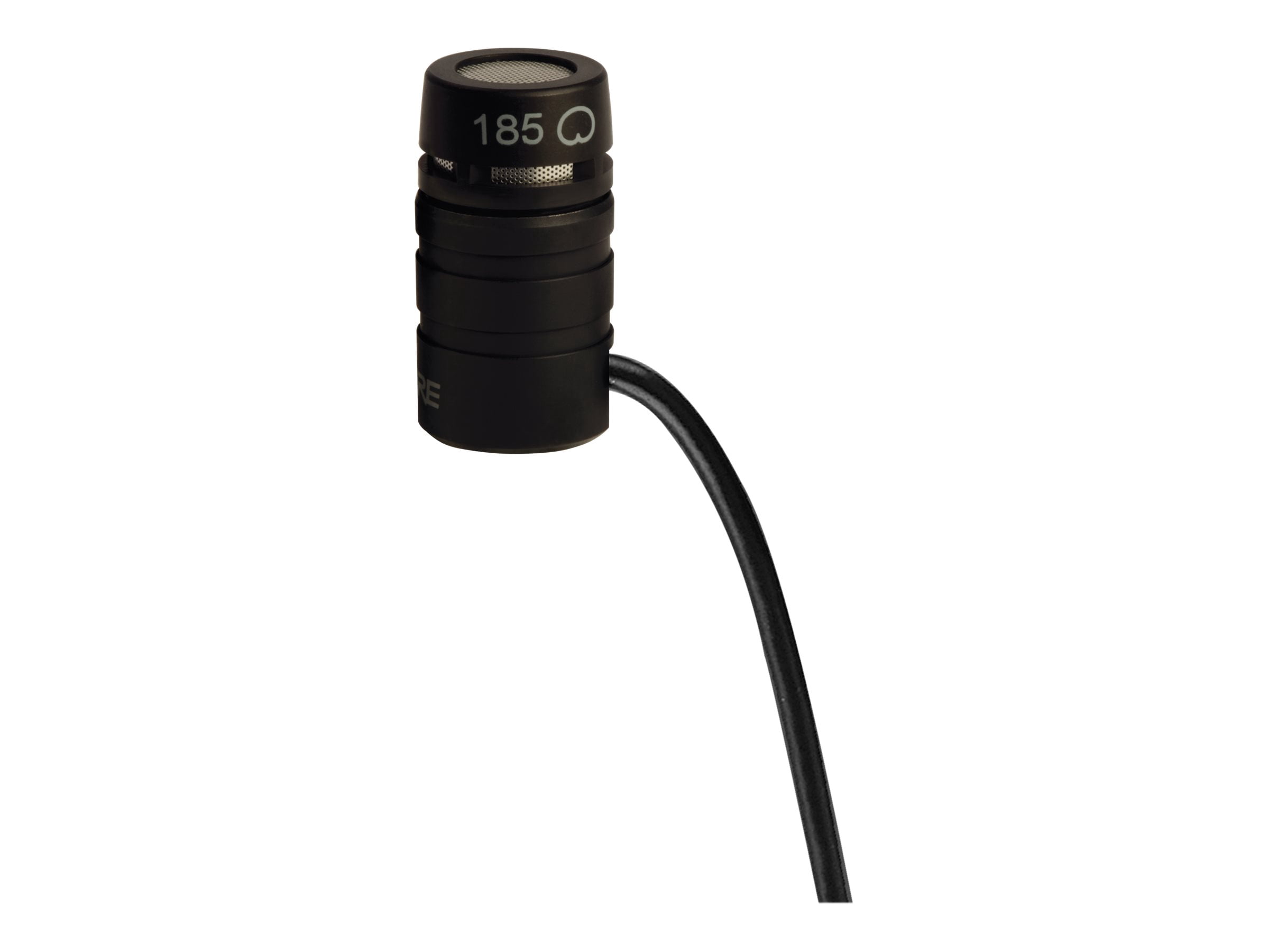 Shure Microflex MX185 Wired Electret Condenser Microphone - 4 ft - 50 Hz to 17 kHz -35 dB - Lapel - XLR