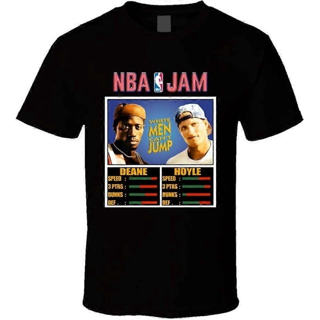 Nba Jam White Men Can't Jump 90s Movie Fan T Shirts Unisex Sizes S-3XL Men's T-Shirt T143