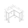 thumbnail image 3 of Monarch Specialties Accent Table, Console, Entryway, Narrow, Corner, Bedroom, White Laminate, 3 of 4