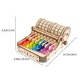 thumbnail image 2 of OULII Xylophone en Bois Instrument de Percussion 1Pcs Forme Rectangulaire Multicolore pour Enfants Jeu Musical, 2 of 7