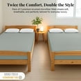 thumbnail image 3 of Lux Decor 2-Pack Twin XL Fitted Sheets Only - 16" Deep Pocket, Brushed Microfiber Bottom Sheets, 360° Elastic Fit, Wrinkle & Fade Resistant - Gray, 3 of 10