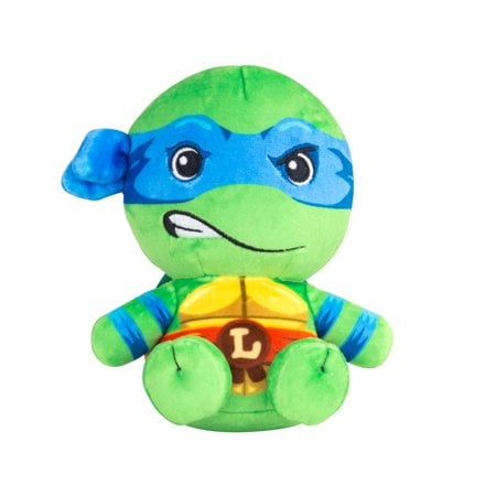 Club Mocchi Mocchi- Les Tortues Ninja Peluche - TMNT Leonardo - Peluches de Tortue Squishy de Collection - 6 Pouces
