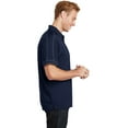 thumbnail image 3 of Sport Tek Adult Male Men Plain Short Sleeves Polo True Navy/Wht 3X-Large, 3 of 6