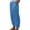 Blue, variant on Odeerbi Cotton Linen Pants for Women Trendy Summer 2025 Casual Loose Trousers Solid Pocket Pants Blue