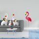 thumbnail image 2 of Esculturas De Animales De La Familia De Elefantes Y Figuras De Flamencos Para Sala De Estar, Dormitorio, Escritorio Y Jardín, Decoración Navideña De Primavera., 2 of 8