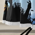 thumbnail image 5 of Coolnut 60" Halloween Pumpkin Outdoor Round Tablecloth, Waterproof Stain-Resistant Non-Slip Circular Tablecloth with Umbrella Hole and Zipper for Tabletop Backyard Party BBQ Decor, 5 of 7