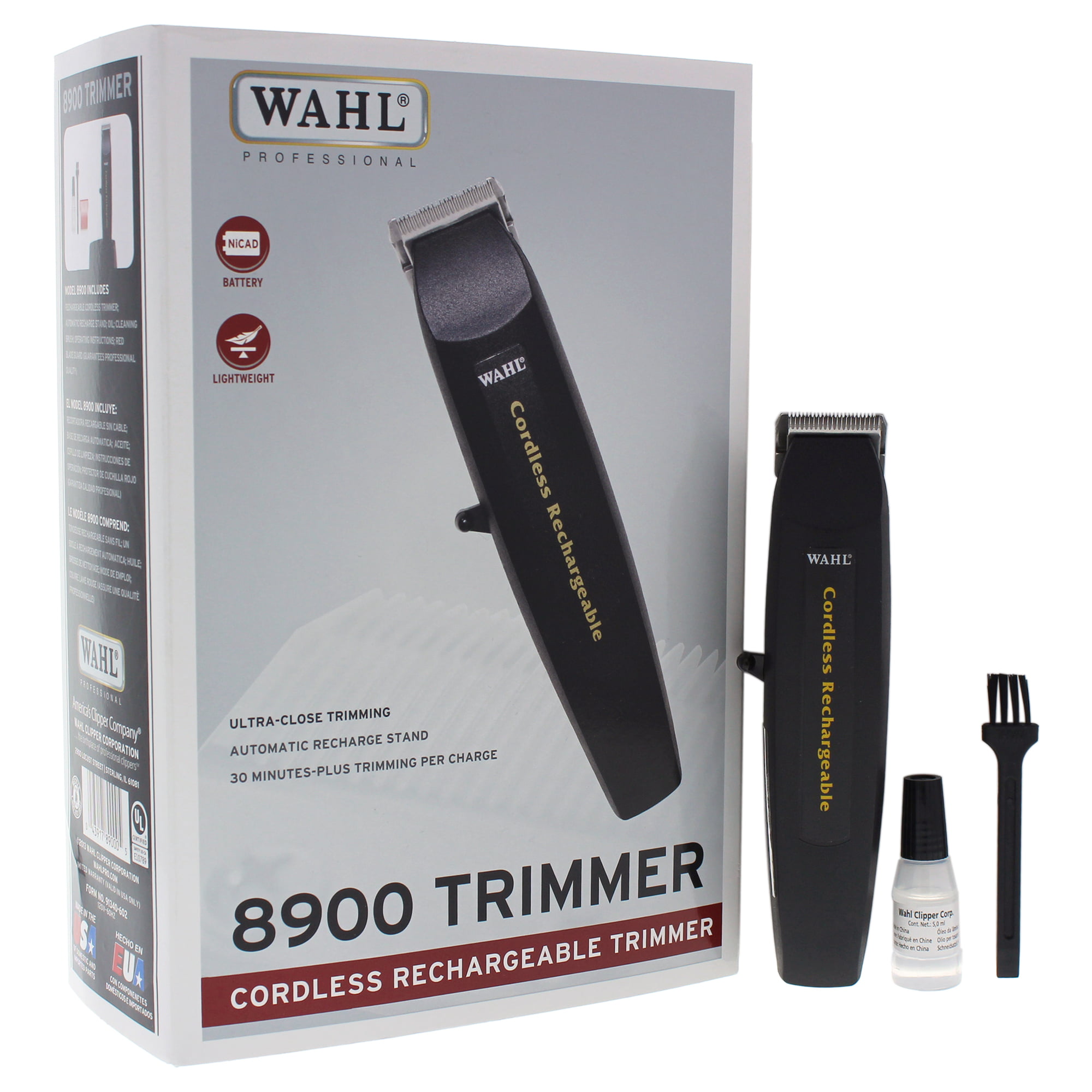 wahl cordless rechargeable trimmer