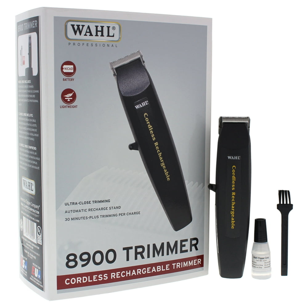 WAHL Professional Cordless Rechargeable Model 8900 Black 1 Pc