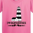 thumbnail image 4 of Inktastic I Love Lighthouses Youth T-Shirt, 4 of 5