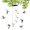 B, variant on Hanging Wind Chime Bird Feeder, 2-in-1 Outdoor Decorative Feeding Tool, Multi-Scene Ornament for Garden Yard and Patio Use