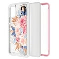 thumbnail image 4 of Samsung Galaxy A71 5G Case (NOT FOR A71), Rosebono Graphic Design Shockproof Impact Resistant Protective Full-Body Rugged Clear Hybrid Bumper Case for Samsung Galaxy A71 5G (Pink Flower), 4 of 5
