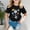 Black, variant on Girls Summer Tops Size 8 Crewneck Short Sleeve T Shirt Top Kids Baggy Back To Shirt Graduation Casual Summer Tops