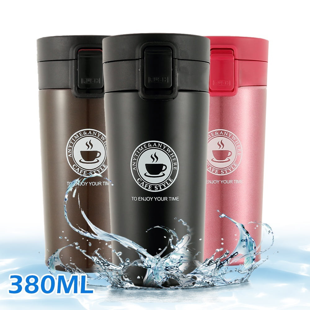 Vacuum Insulated Stainless Coffee Mug Water Bottle Tea Cup Car Travel Thermos 