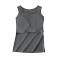 thumbnail image 6 of cfhntfmh Summer Tank Tops for Women with Built in Bra Square Neck Slim Fit Sleeveless Shirts Workout Basic Tee Shirts, 6 of 7