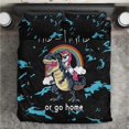 thumbnail image 2 of Christmas Dinosaur Unicorn Bedding Set Ride Hard or Go Home DT03, 2 of 7
