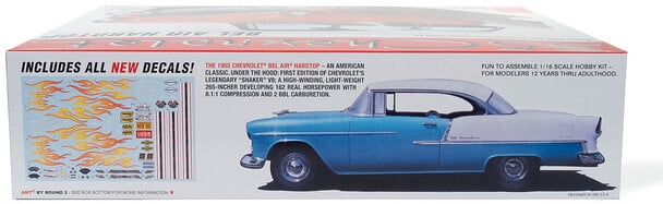 AMT 1955 Chevy Bel Air Hardtop 1/16 Scale Model Kit