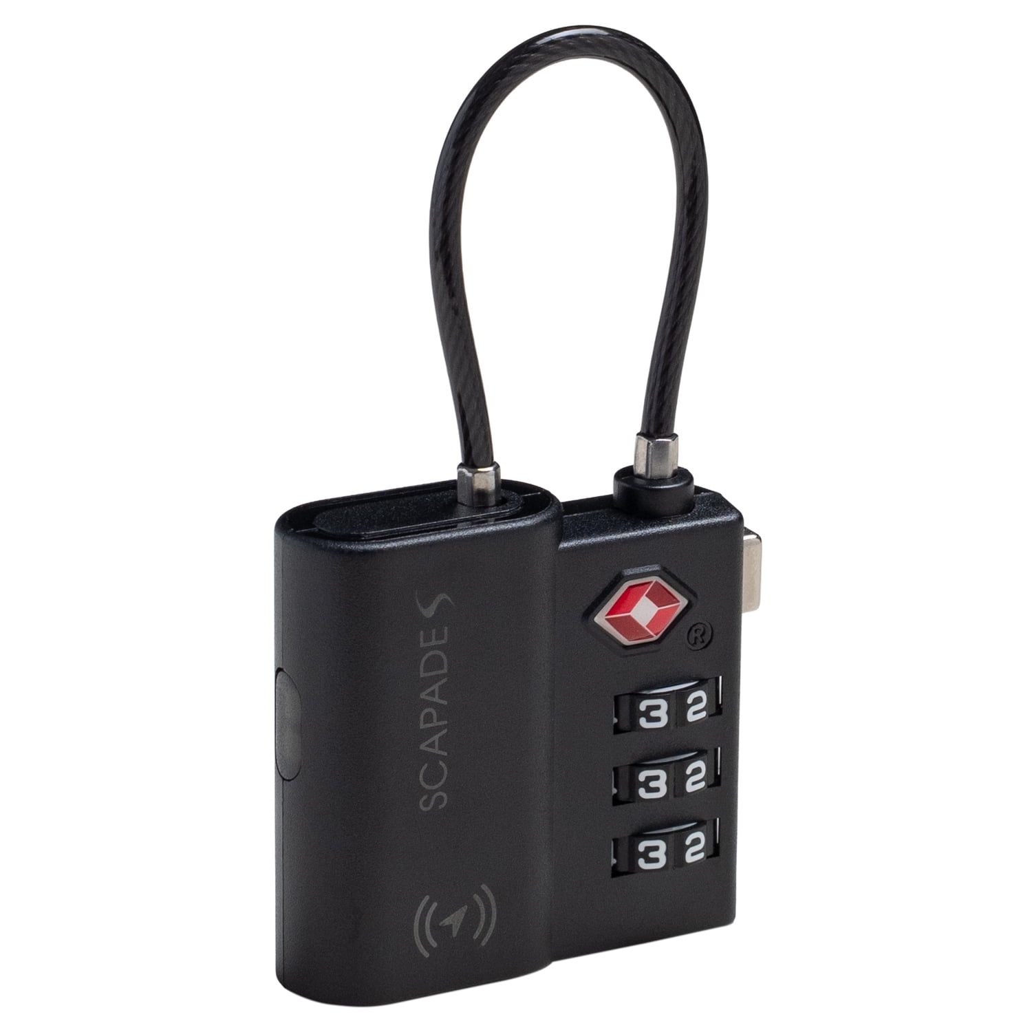 Scapade AirLock TSA-Approved Suitcase Lock with Apple Find My Tracker, S-LOCK