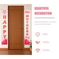 thumbnail image 1 of BESTYASH 1 Pair Pink Rectangular Happy Mother's Day Banner for Family Gatherings Hanging Sign, 1 of 5