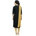 thumbnail image 5 of Atasi Casual Black Gotta Patti Work Rayon Straight Kurti Indian Women Clothing - 20, 5 of 6