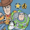 thumbnail image 3 of Disney Toy Story Woody and Buzz Lightyear Short Sleeve T-Shirt (Boys), Sizes 2T-7, 3 of 4